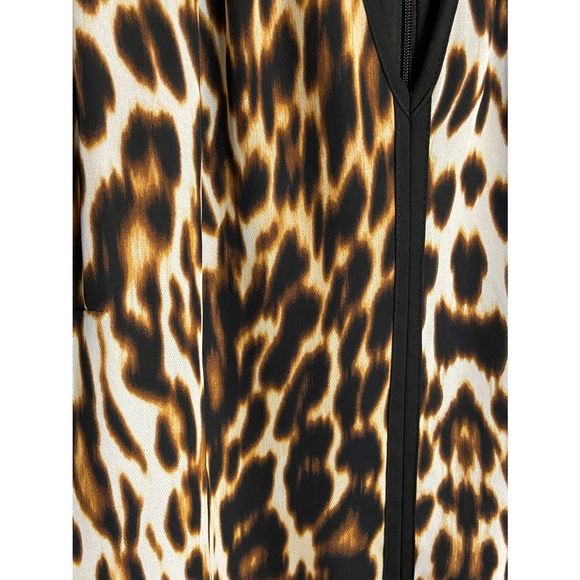 Worthington MIDI Leopard Print Dress size 10 - Picture 6 of 7